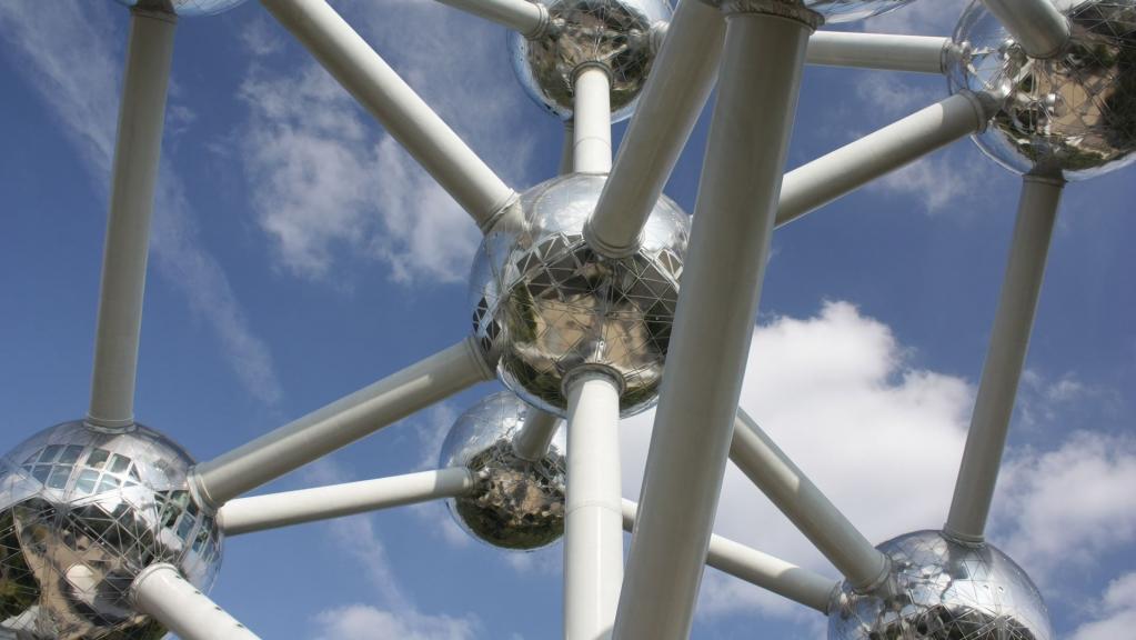 Wahrszeichen von Brüssel das Atomium