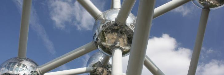 Wahrszeichen von Brüssel das Atomium